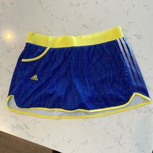 💙💛 EUC Adidas Climalite Skort size large 💛💙